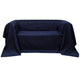 VIDAXL Bank Cover Microsuede Navy Blue 140 x 210 cm