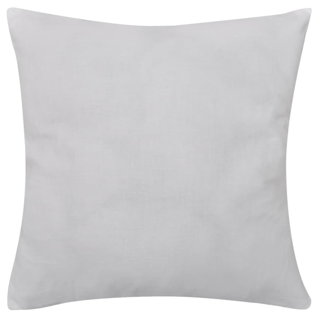 Vidaxl -Kissen bedeckt Baumwolle 50 x 50 cm Weiß 4 Stücke
