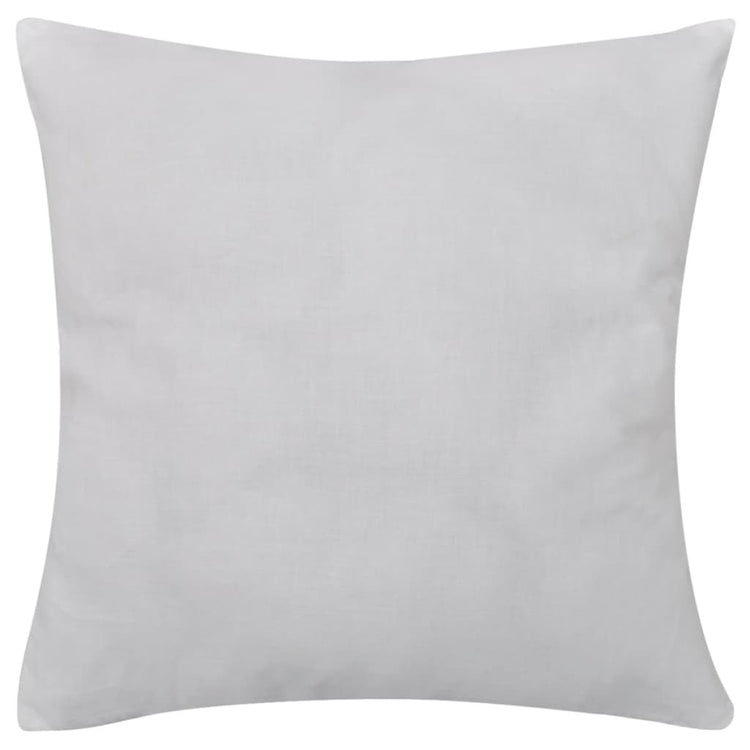 Vidaxl -Kissen bedeckt Baumwolle 50 x 50 cm Weiß 4 Stücke