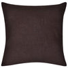 Vidaxl -Kissen bedeckt Baumwolle 50 x 50 cm braun 4 Teile