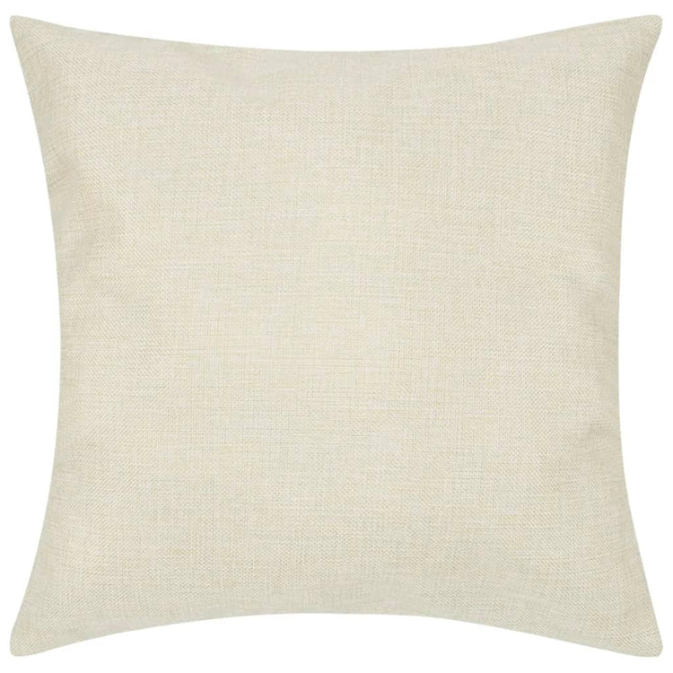 Vidaxl -Kissenabdeckung Leinen -Look 80 x 80 cm Beige 4 Teile