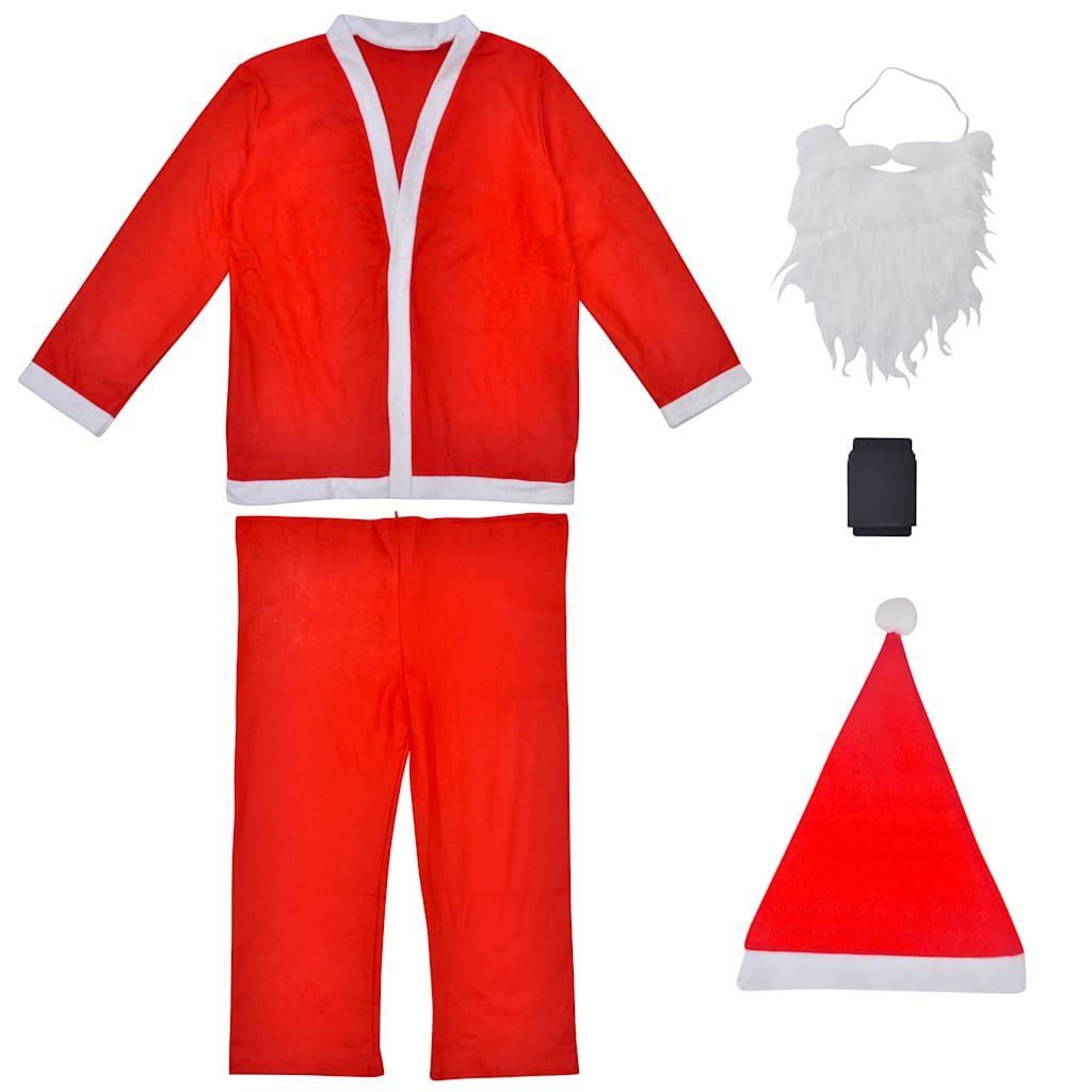 Vidaxl Santa Anzug Weihnachtskostüm Set