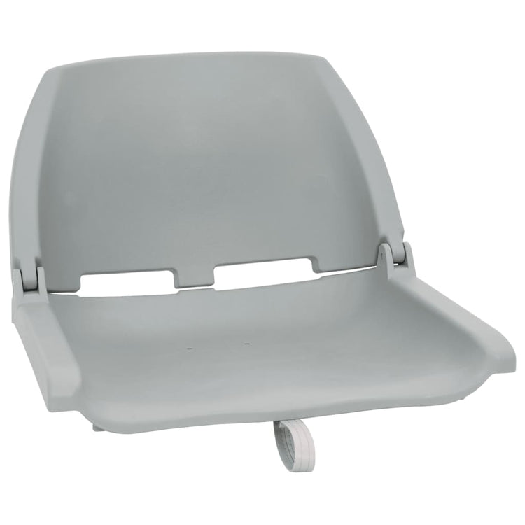 Vidaxl 2-teiliger Bootssitz faltbar Grau