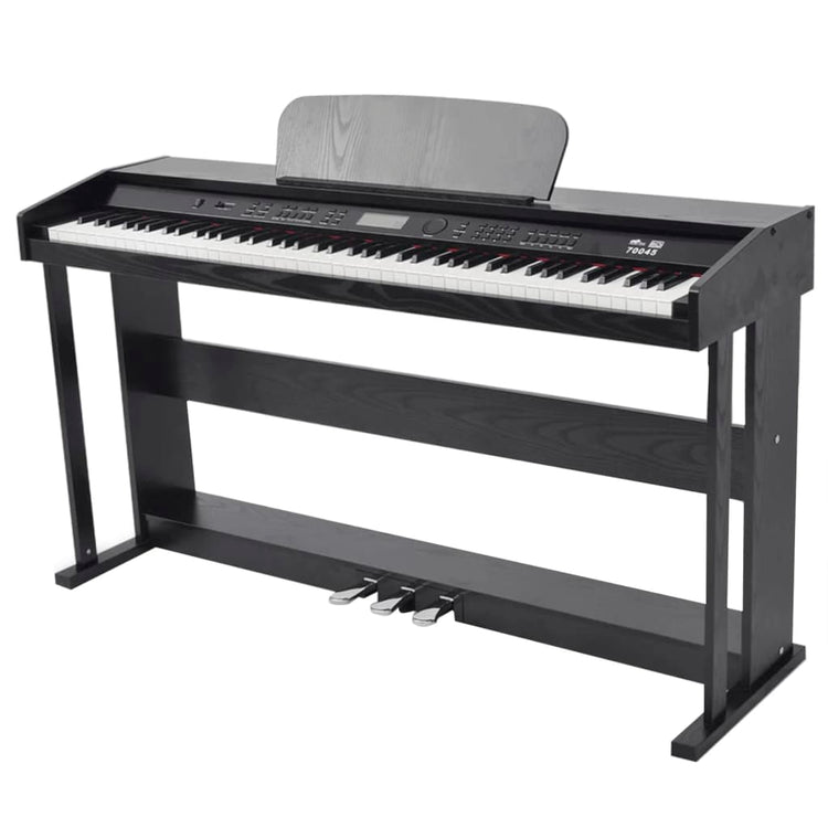 Vidaxl Digital Piano mit Pedalen 88 Schlüssel schwarz