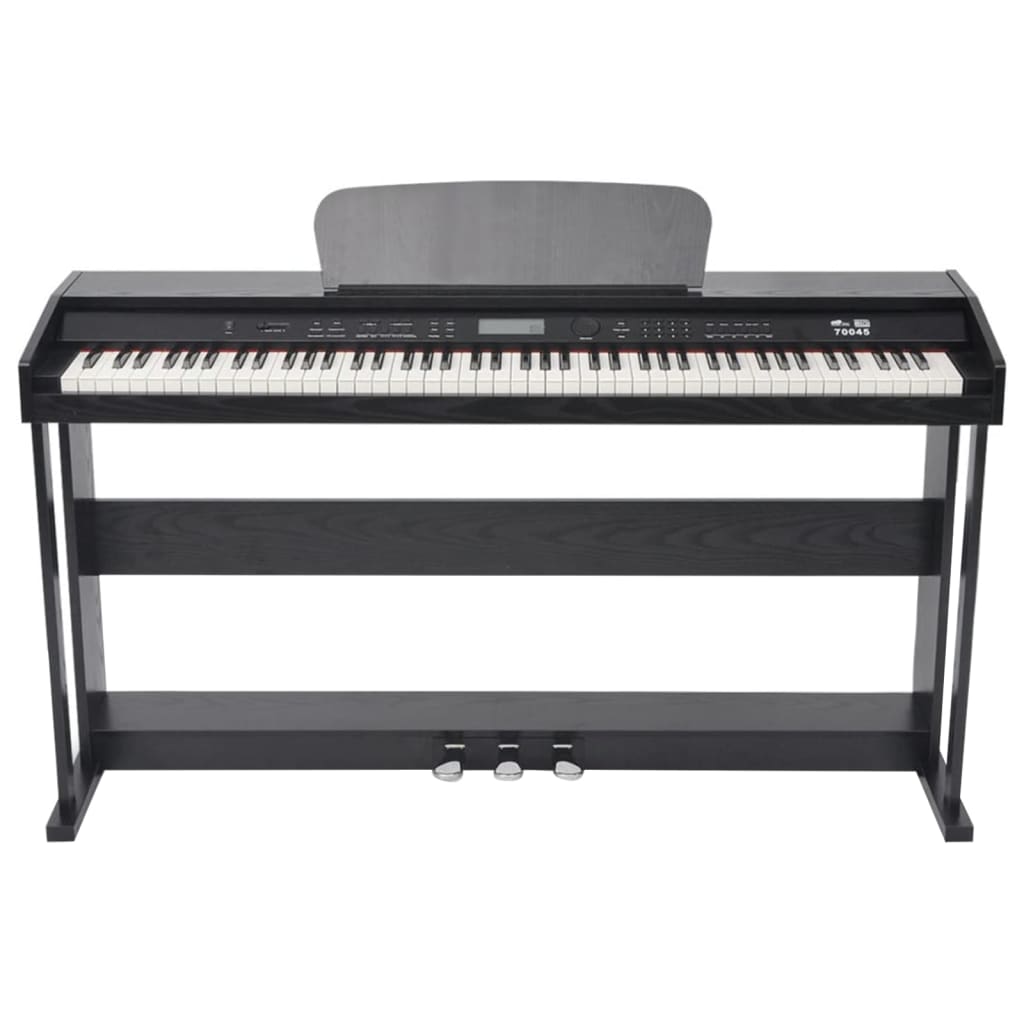 Vidaxl Digital Piano mit Pedalen 88 Schlüssel schwarz