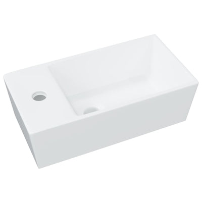 VIDAXL WASHBAIN 48X25X15 CM Keramik Weiß