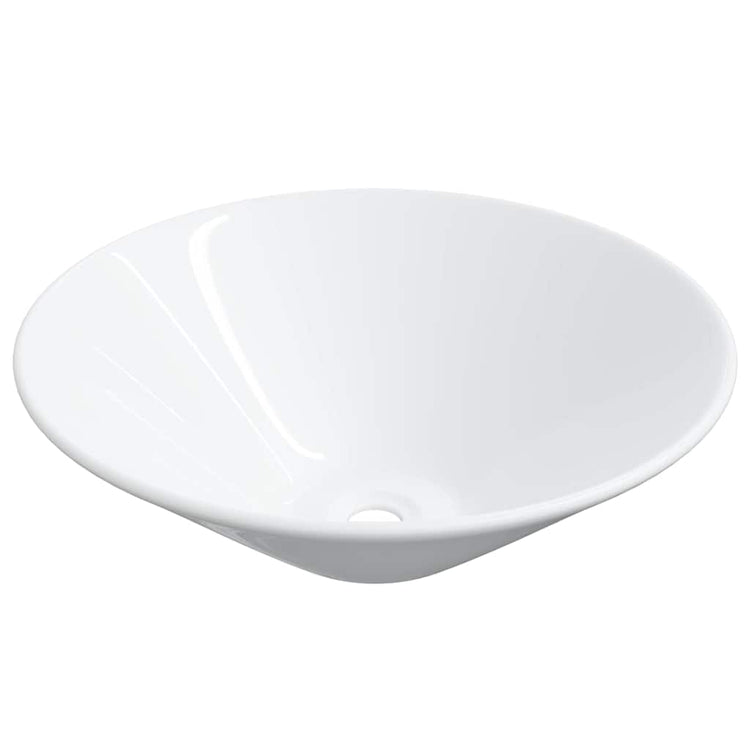 Vidaxl Watens 2 PCs 42x42x14 cm Keramik Weiß