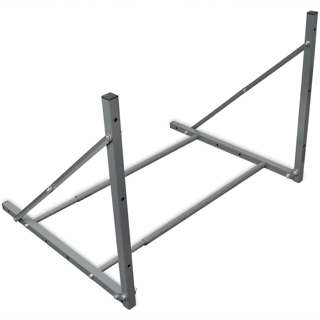 Vidaxl Reifenregal Stahl Silberfarbe