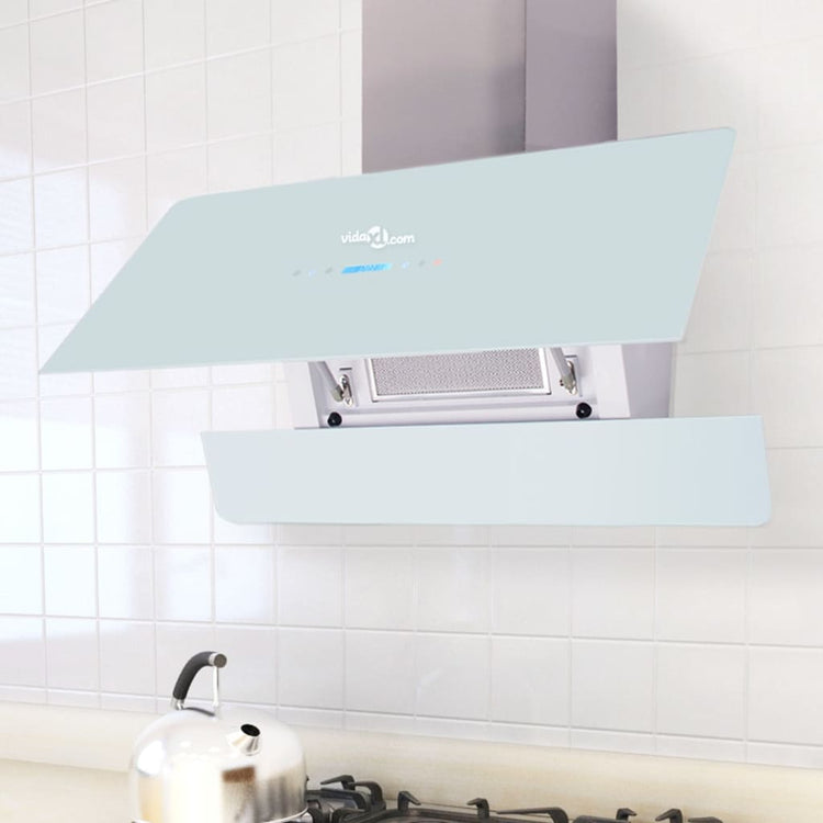 VIDAXL -Extraktorhaube mit Touchscreen 900 mm weiß