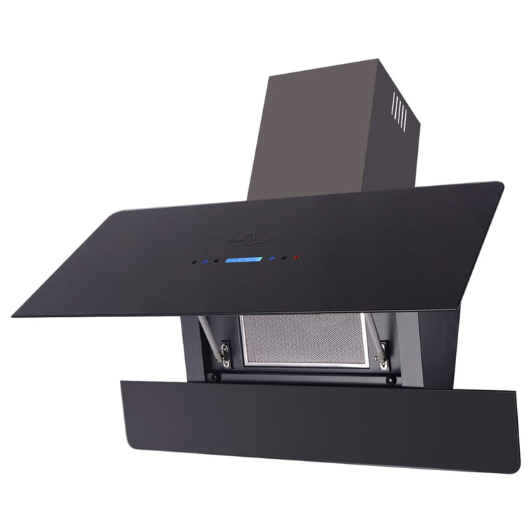 VIDAXL -Extraktorhaube mit Touchscreen 900 mm schwarz