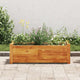 VIDAXL -Pflanzer erhöhte 76x27,6x25 cm Acaciahout