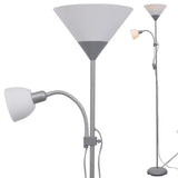 Vidaxl -Stehlampe grau - afbeelding 3