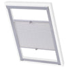 Vidaxl Roller Blind Falten weiß 104