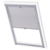 Vidaxl Roller Blind Falten weiß 206