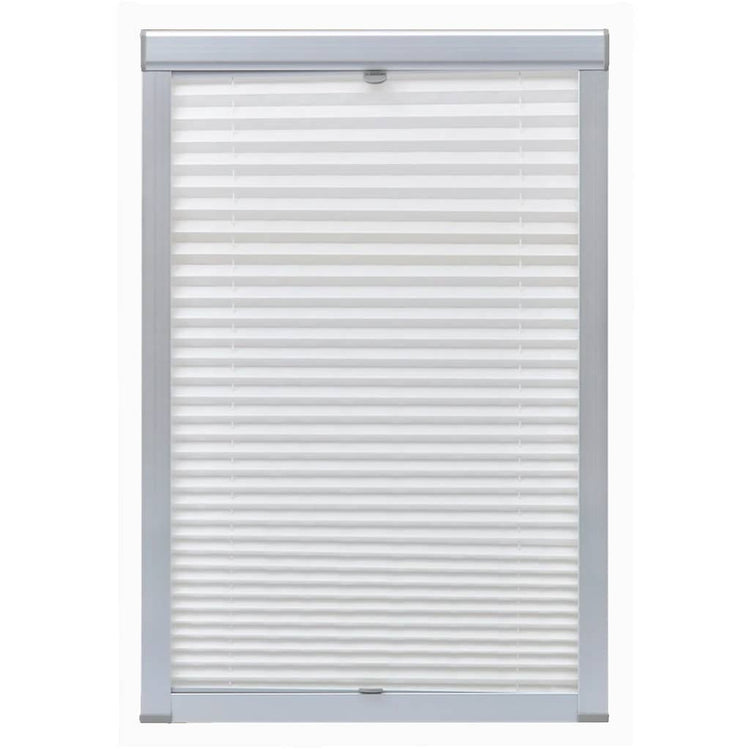 Vidaxl Roller Blind Falten weiß C04