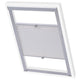 Vidaxl Roller Blind Falten weiß M06 306