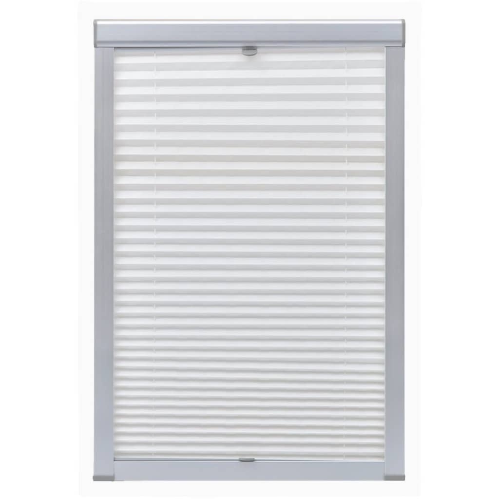 Vidaxl Roller Blind Falten weiß M06 306