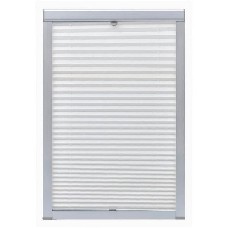 Vidaxl Roller Blind Falten weiß M06 306