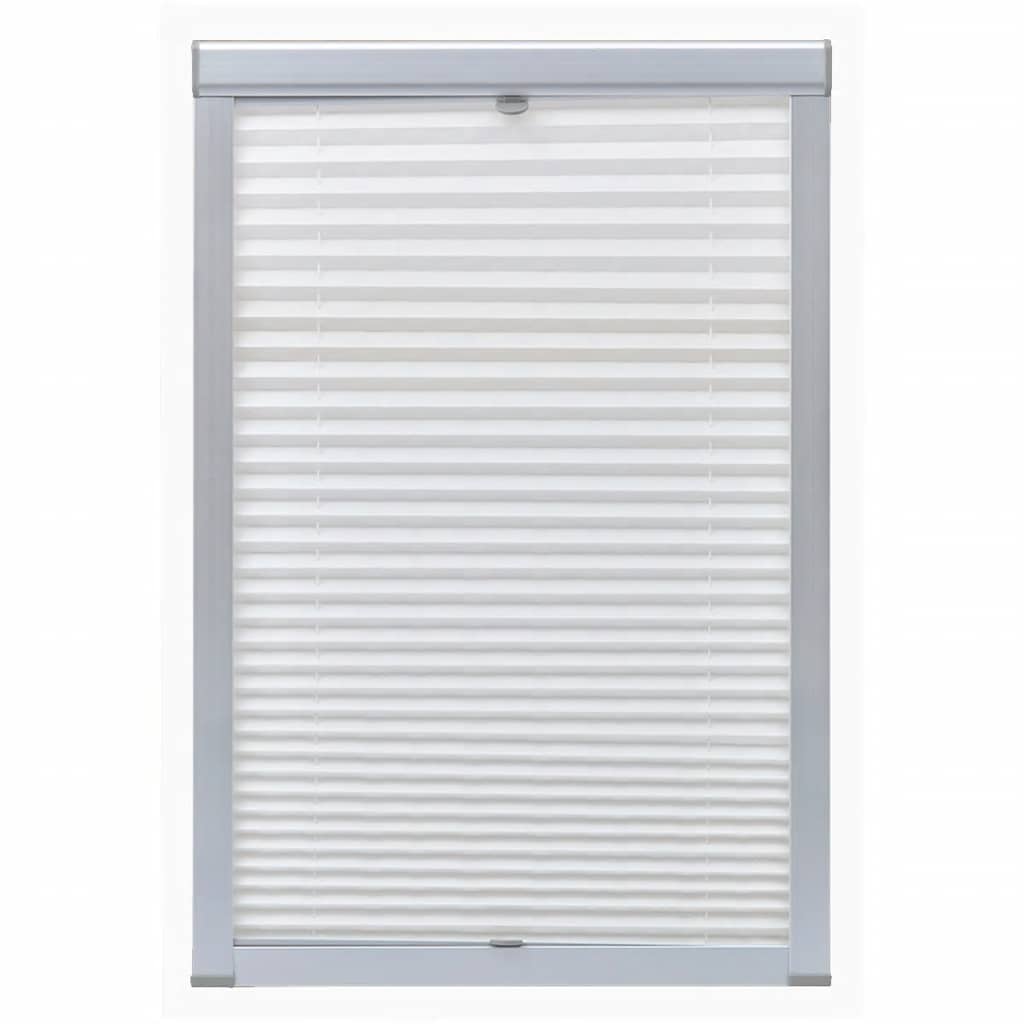 Vidaxl Roller Blind Falten weiß M08 308