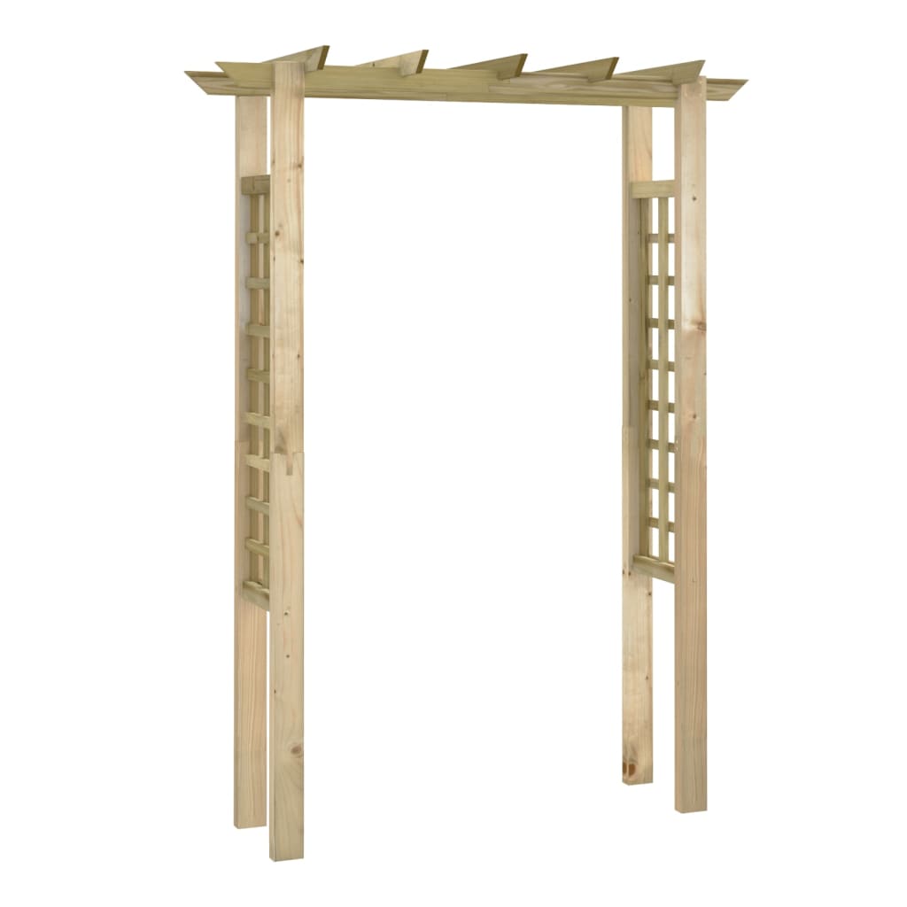 Vidaxl Rozenbog 150x60x204 cm imprägniertes Holz