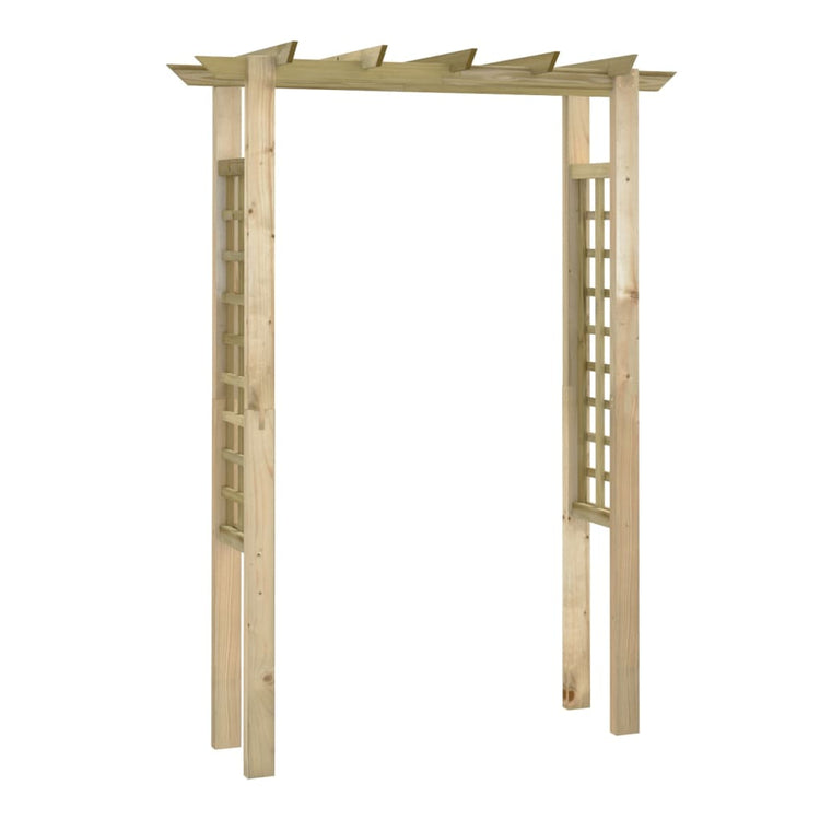 Vidaxl Rozenbog 150x60x204 cm imprägniertes Holz