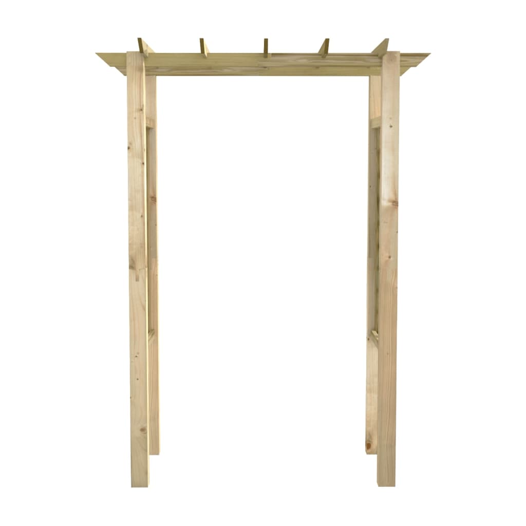 Vidaxl Rozenbog 150x60x204 cm imprägniertes Holz