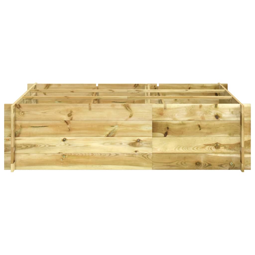 VIDAXL -Pflanzer erhöhte 150 x 100 x 40 cm imprägnierte Holz