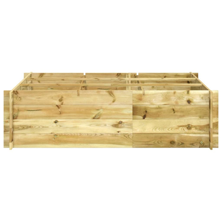 VIDAXL -Pflanzer erhöhte 150 x 100 x 40 cm imprägnierte Holz