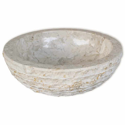 Vidaxl Washbeer 40 cm Marmorcreme