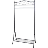 Vidaxl Kleidung Rack Stahl schwarz - afbeelding 1