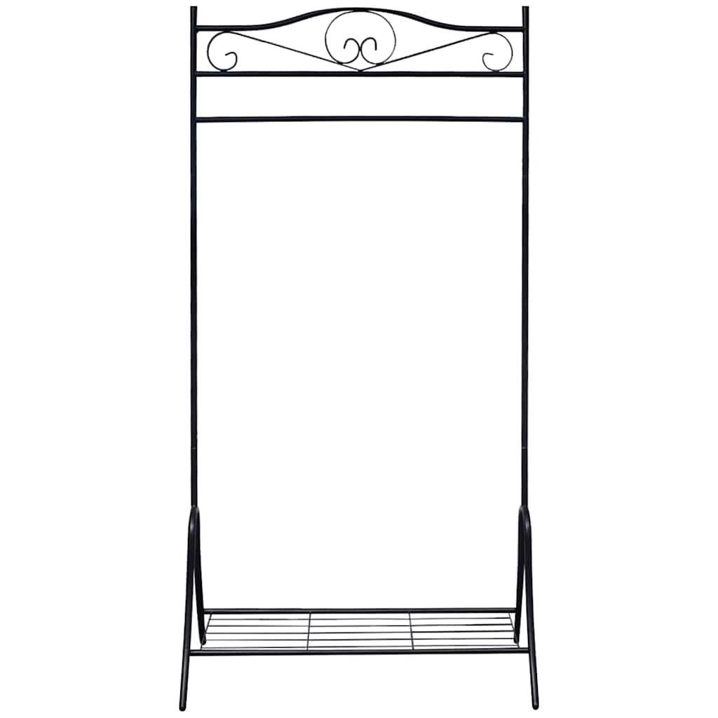 Vidaxl Kleidung Rack Stahl schwarz