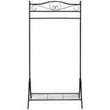 Vidaxl Kleidung Rack Stahl schwarz - afbeelding 2