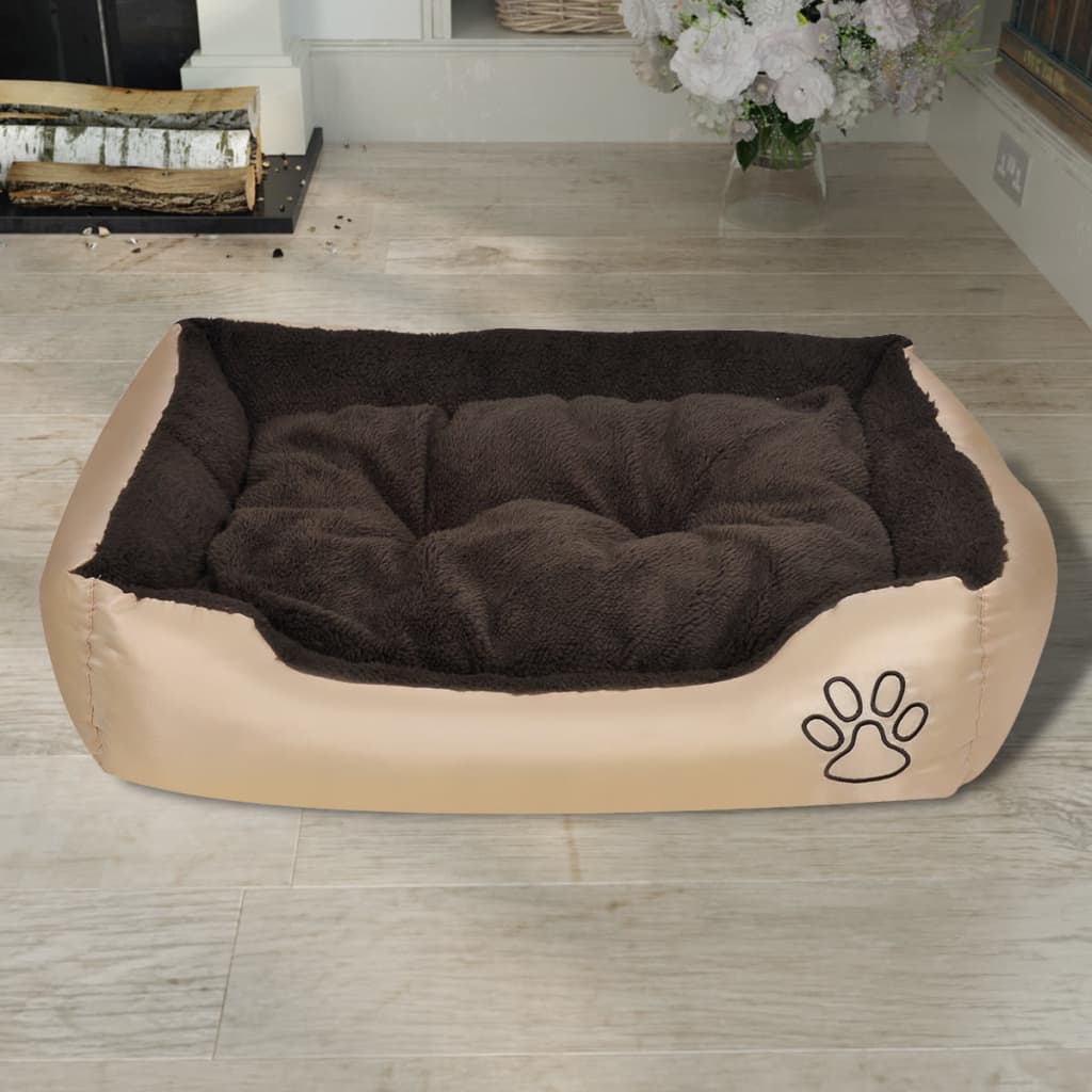 Vidaxl Hundkorb braun und beige xxl