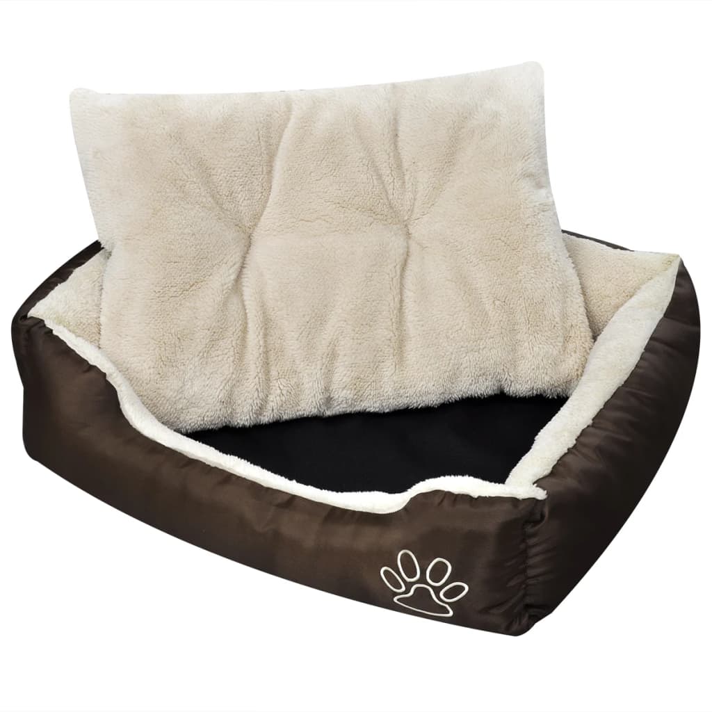 Vidaxl Hundebett braun und beige xxl