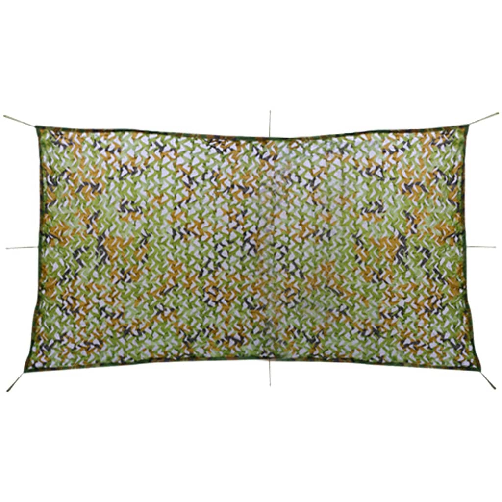 Vidaxl Camoufagenet mit Aufbewahrungstasche 1,5x3 m
