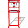 Vidaxl Workplace Press 20 Tonnen Rot