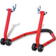 Vidaxl Motorrad Hinterradstandardrot rot