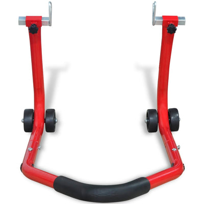 Vidaxl Motorrad Hinterradstandardrot rot
