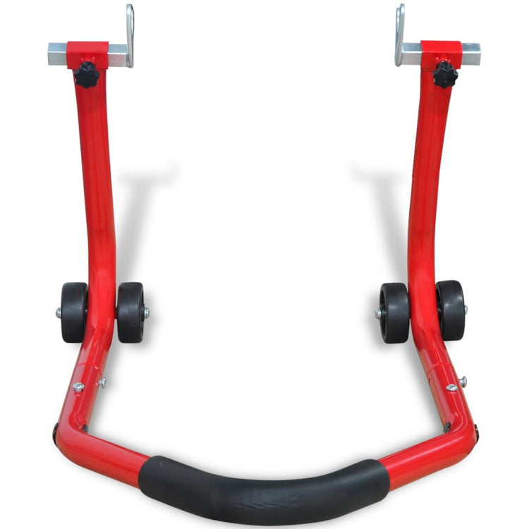 Vidaxl Motorrad Hinterradstandardrot rot