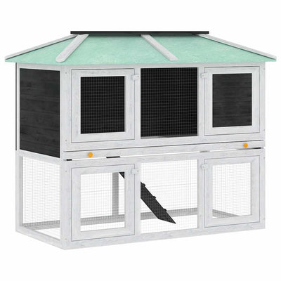 Vidaxl Animal Loft zwei Etagen Holz
