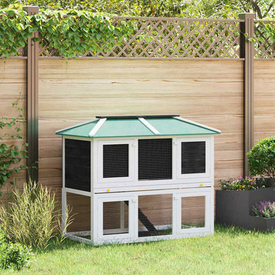 Vidaxl Animal Loft zwei Etagen Holz