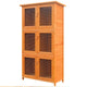 Vidaxl Tierkäfig 6 Zimmer Holz