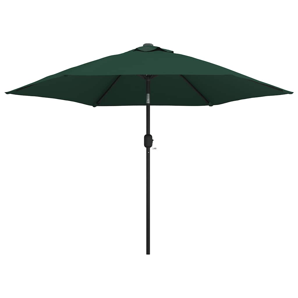 Vidaxl schwimmend Parasol mit LED 3,5 m grün