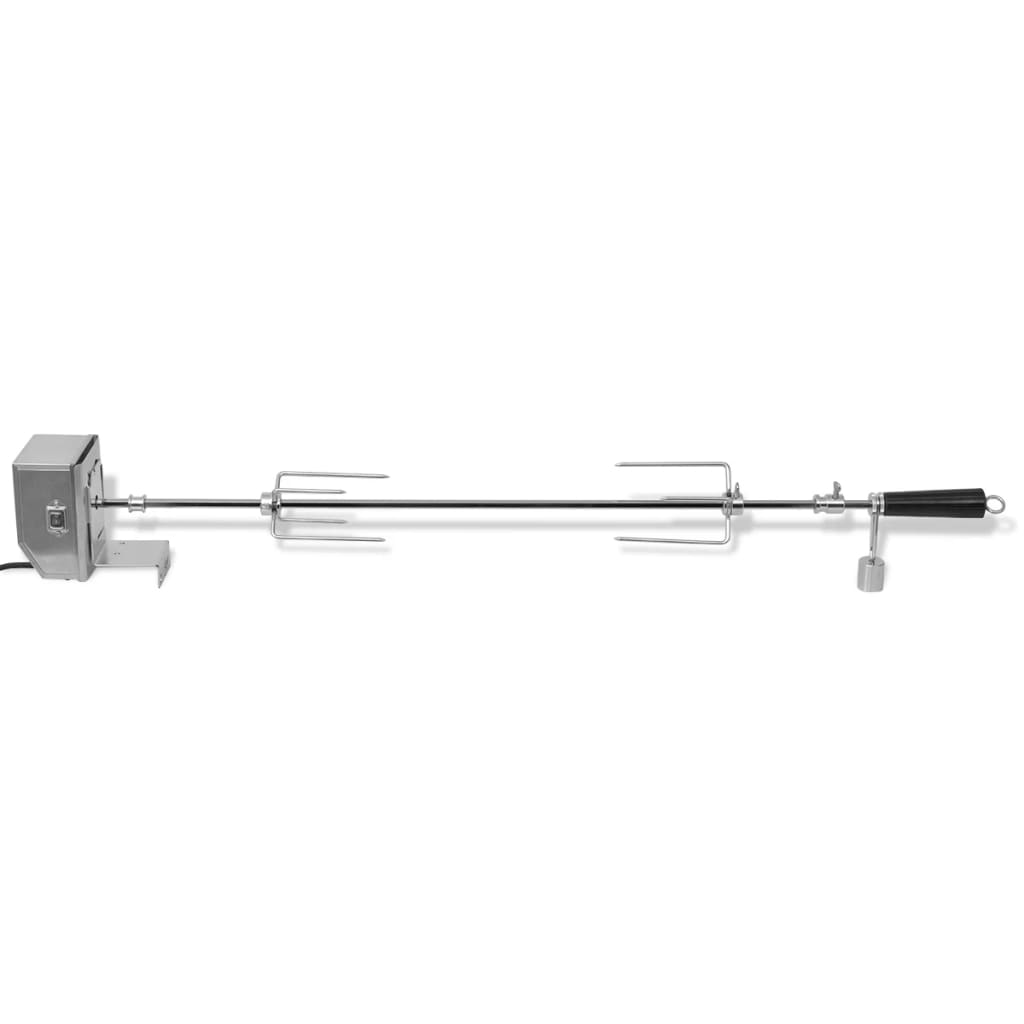 VIDAXL BBQ Drehspucke mit professionellem Motorstahl 900 mm