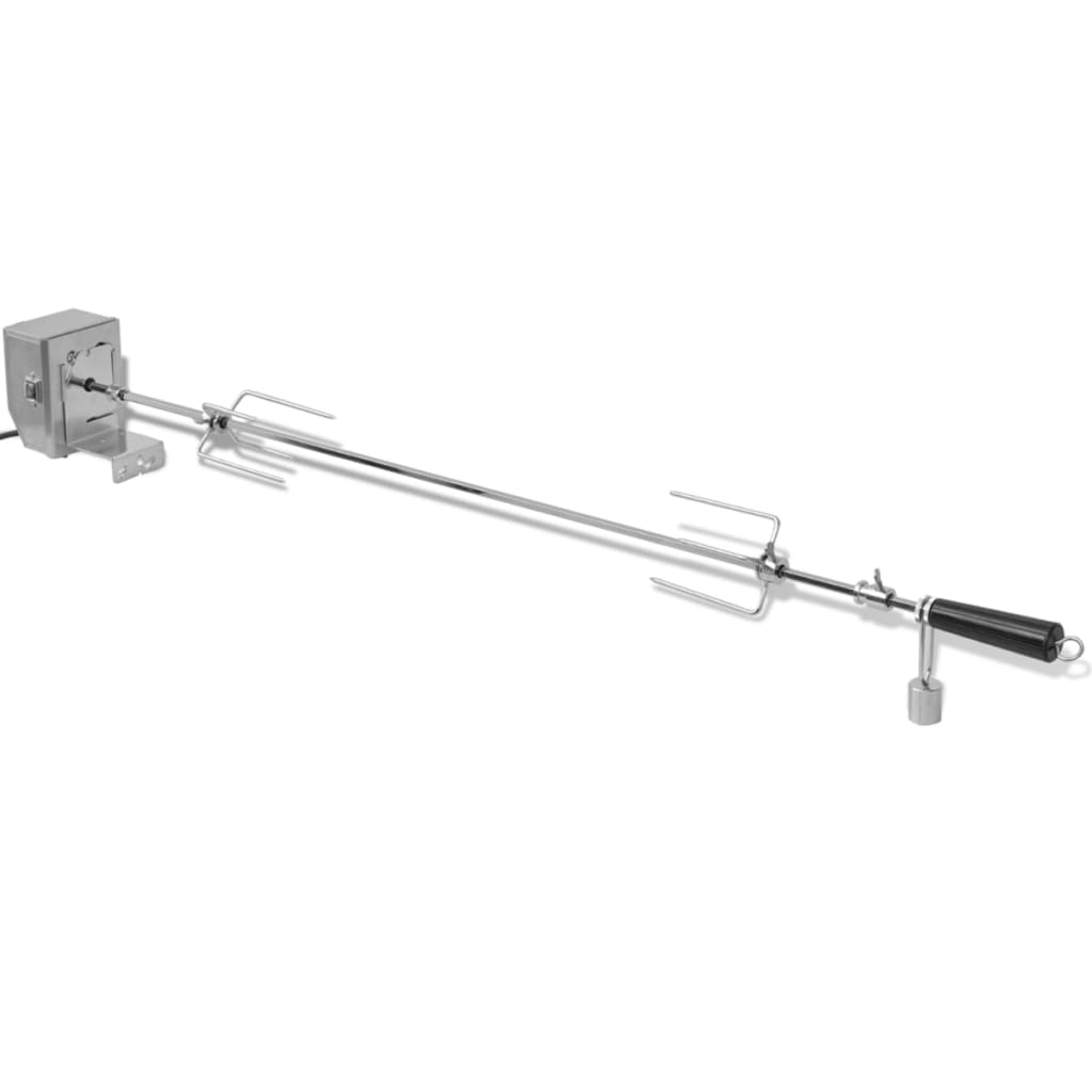 VIDAXL BBQ Drehspucke mit professionellem Motorstahl 1200 mm