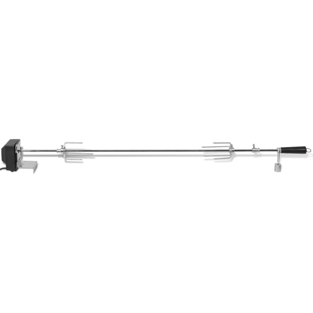VIDAXL BBQ -Lauf mit Motorstahl 1200 mm
