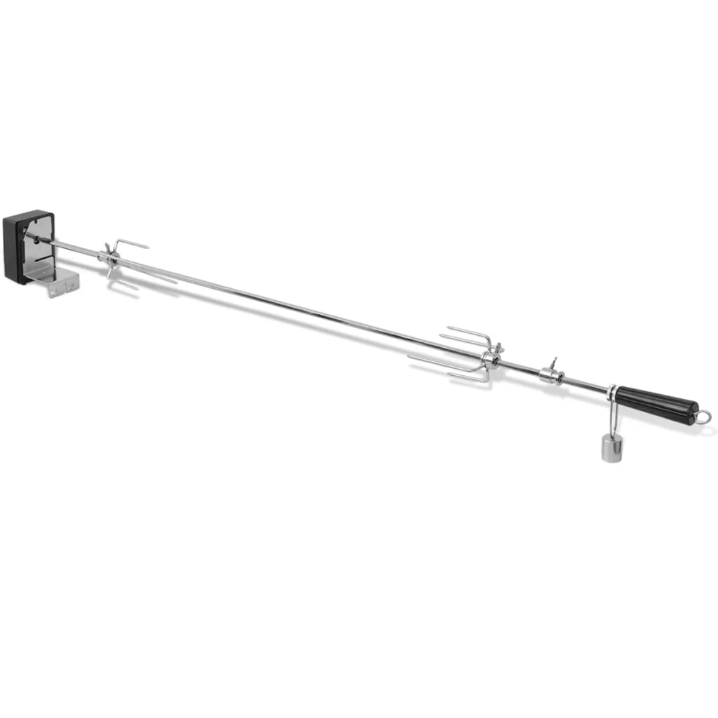 VIDAXL BBQ -Lauf mit Motorstahl 1200 mm