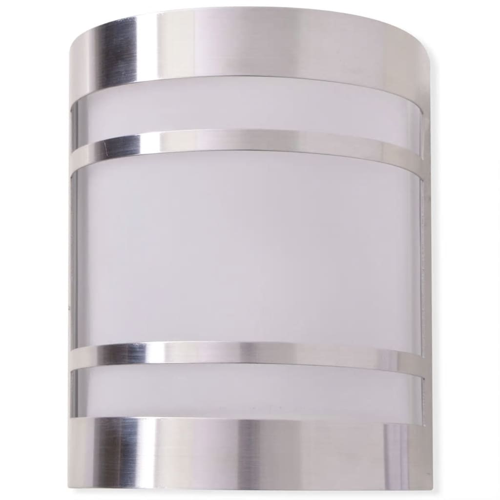 Vidaxl Wandlampe für Außenleichter aus Edelstahl