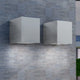 Vidaxl Outdoor Lamp Cube -verprügelt 2st
