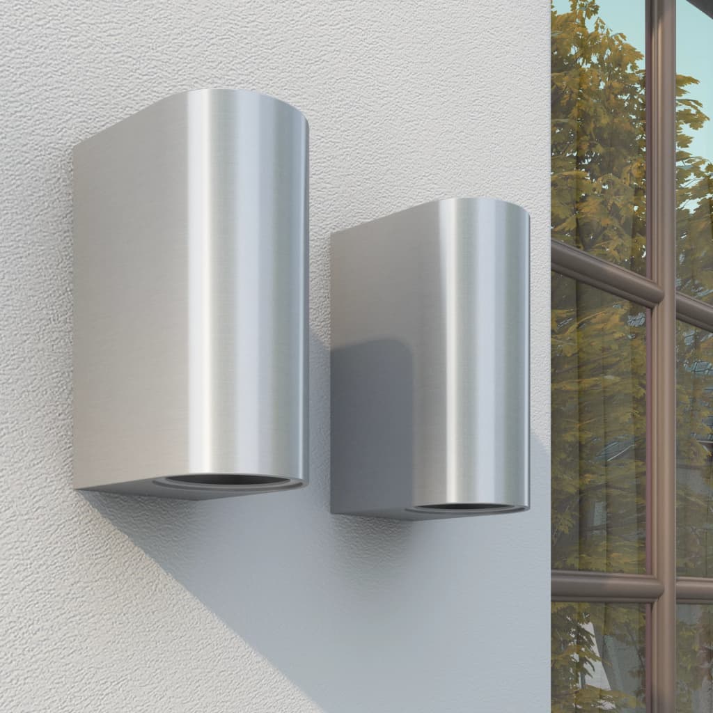 Vidaxl Wandlampe im Freien direkt und indirekt Licht 2st
